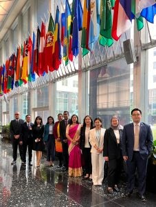 The participants in the 2024 Young Asian Diplomats program.