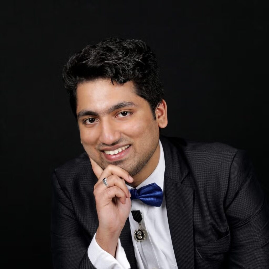 Ajay Gokul smiling