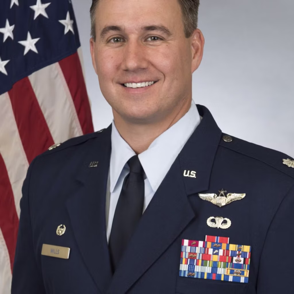 Jeffrey D. Wills in uniform
