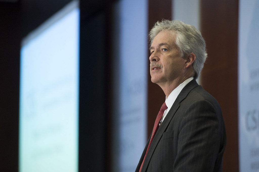 Bill Burns giving a presentation